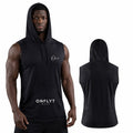 Workout hoodie tank top